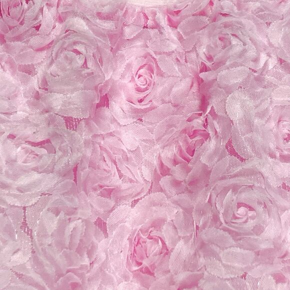 CATO 3D Rose Petal Mesh Midi Skirt Sz M Pink Elegant Fairy Goth Barbie Romantic - Picture 8 of 14